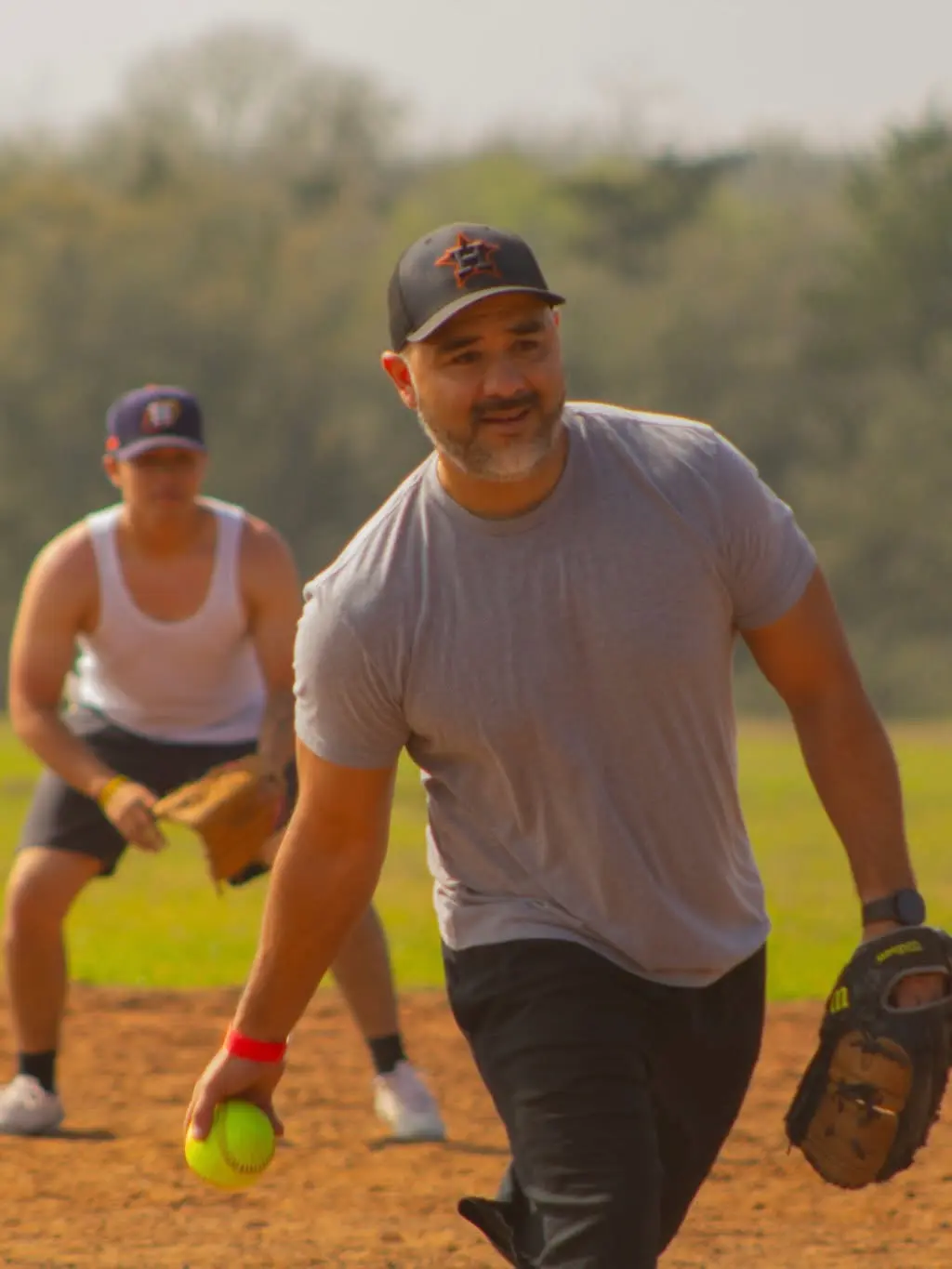 Softball competition at IntenseMen